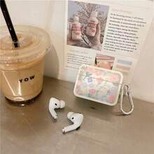 彩色花朵软耳机保护套，兼容 4/3/1/2、Pro/Pro2，带挂钩 - 彩色 - 查看 7