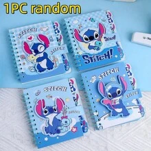 4pcs Stitch Themed Notebook Set - Mini Spiral Bound Blank Memo Pads, Office & Daily Use Notebooks & Stationery, Suitable For Rewards & Gifts - SDZ Classification Book - View 10