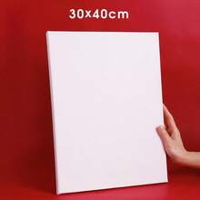 1 tấm vải bố căng sẵn, màu trắng trơn, thích hợp cho vẽ tranh sơn dầu, acrylic, màu nước và các hoạt động thủ công. - Nhiều màu - Xem 18