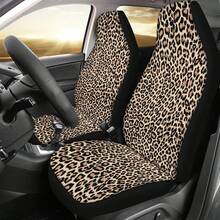 Car Seat Covers, Cheetah & Leopard Print Breathable Seat Cushion, Universal Fit For SUV & Sedan, Washable Anti-Dust - Multicolor - View 4