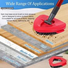 4 Pack Spin Mop Heads Compatible With EasyWring 1 - System, Scrubber Mop Brush, Hard Bristle Cleaning Brush Kitchen Bathroom TileNot 2 - - Red - 查看 6