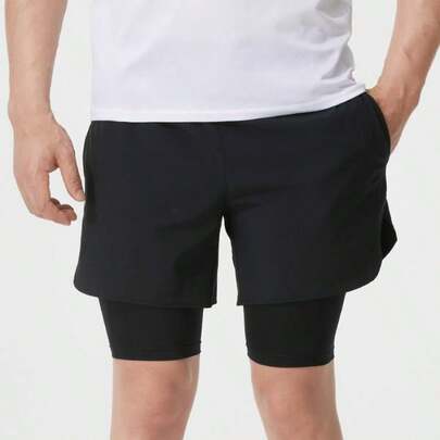 Under Armour Peak Woven 2-In-1 Lightweight Men's Fitness Training Shorts 1378604-001