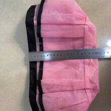 网眼沙滩手提袋，化妆品旅行收纳包，便携式游泳和淋浴袋 - 粉色 - 查看 5