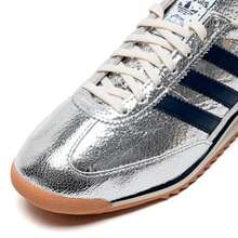 2026 春季新款女鞋 SL 72 OG W 轻便休闲舒适运动鞋 JH8654 - 金屬銀/學院藏青藍/漢玉白 - 查看 7