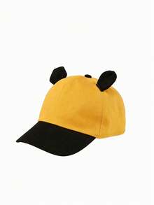 1pc Toddler Boys/Girls Baseball Cap, Soft Sunshade Hat With Cute Bear Ears, Adjustable Children Baseball Cap - Baseball Cap - View 22