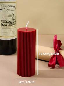 2支/3支/4支装长柄香氛蜡烛套装，勃艮第酒红色香氛蜡烛，大豆蜡材质，适用于婚礼、节日、烛光晚餐、浪漫晚餐，以及婚礼装饰、生日派对、家居装饰、卧室装饰。蜡烛是送给爱人、生日、女士、斋月活动、情人节、母亲节的最佳礼物之选。 - 彩色 - 查看 11