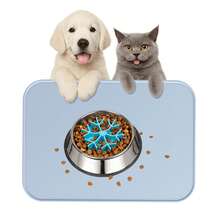 1/2 tấm lót cho thú cưng ăn, thấm hút cao, phù hợp cho mèo và chó, nhanh khô, dễ vệ sinh, cũng có thể dùng để đặt bát nước cho thú cưng, đồ dùng cho thú cưng, tấm lót bát nước cho mèo, chó và các vật nuôi nhỏ khác. - Nhiều màu - Xem 9