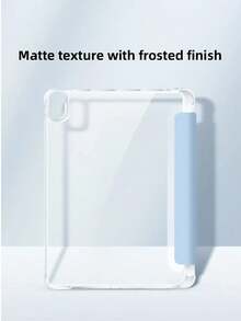 Triple Fold Tablet Protective Cover, Compatible With Honor Pad X8a, X9a, Tab M11, Pad 2 11", Matepad SE 11 2024, Matepad 11.5S. Features Intelligent Sleep/Wake, Anti-Fall Protection, Matte TPU Case With Pen Slot - Three Folds - View 3