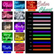Customizable Dimmable USB Neon Light Sign, Suitable For Wall Decor, Customized Easter Children's Gift With Bunny Ears And Child's Name Neon Light, Customized Children's Name Light, Easter Party Decoration - 兔子耳朵燈 - 查看 9