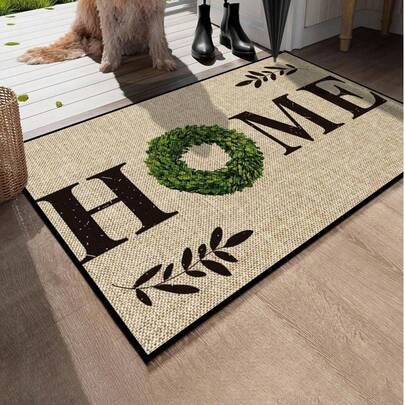 1pc HELLO And Welcome Rectangular Coconut Shell Entrance Welcome Doormat, Natural Fiber, Suitable For Indoor Or Outdoor Use - Decorative Script Hello Suitable For Spring, Summer, Autumn, And Winter, Living Room, Bedroom, Kitchen, Bathroom, And Porch ,Room Decor,Kitchen Mats For Floor,Kitchen Deccor,Kitchen Rugs,Easter Decorations,Rugs For Livingroom,Kitchen Mat,Bathroom Deccor,Laundry Room Accescories,Door Mat, Welcome Mat, Floor Mat, Entrance Mat, Doormat, Non-Slip Mat, Kitchen Mat, Bathroom Mat, Outdoor Mat, Indoor Mat, Washable Mat, Rubber Mat, Area Rug, Front Door Mat, Farmhouse Mat