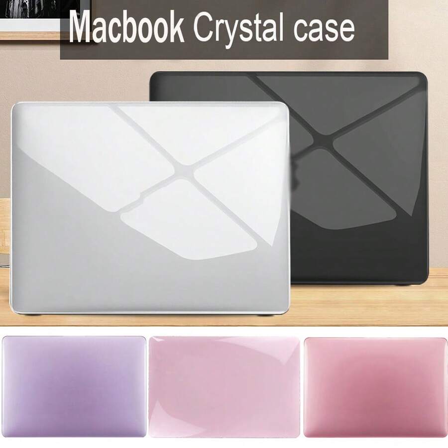 1pc Laptop Protective Case Compatible With Apple Laptops With M1 Chip: Air 13 A2337, Pro 13 A2338, New Air M2 Chip A2681 A3113 A3240, Crystal Clear Protective Shell