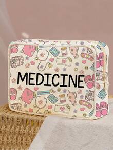 新款 Ouchie Pouch 收納袋 - 醫療袋、盥洗包、旅行必備，彩色設計適用於、化妝品和旅行用品，個人護理整理袋，便攜式醫療收納袋，可存放和醫療用品 - 彩色 - 查看 2