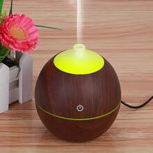 1个仿木纹加湿器，200毫升/USB供电家用及浴室空气加湿器，室内喷雾器（不适用于精油） - 多色 - 查看 19