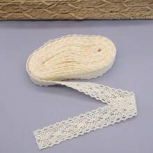 White Lace Trim Ribbon 2.8cm Wide, Knitted Crochet Lace For Sewing, Clothing Edge Decoration, Wedding Party Craft DIY Accessories - CM11-2.8CM - View 12
