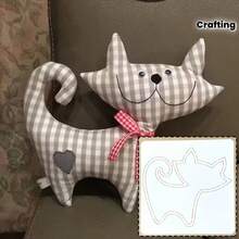 1pc Reversible Cat Tail Sewing Template, DIY Applique Pattern, Cute Cat Design - Flip-tailed Cat - View 8