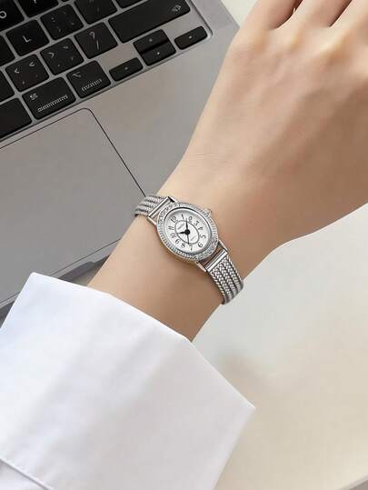 1pc Women's Minimalist Luxury Casual Watch, Suitable For Gift Or Daily Wear