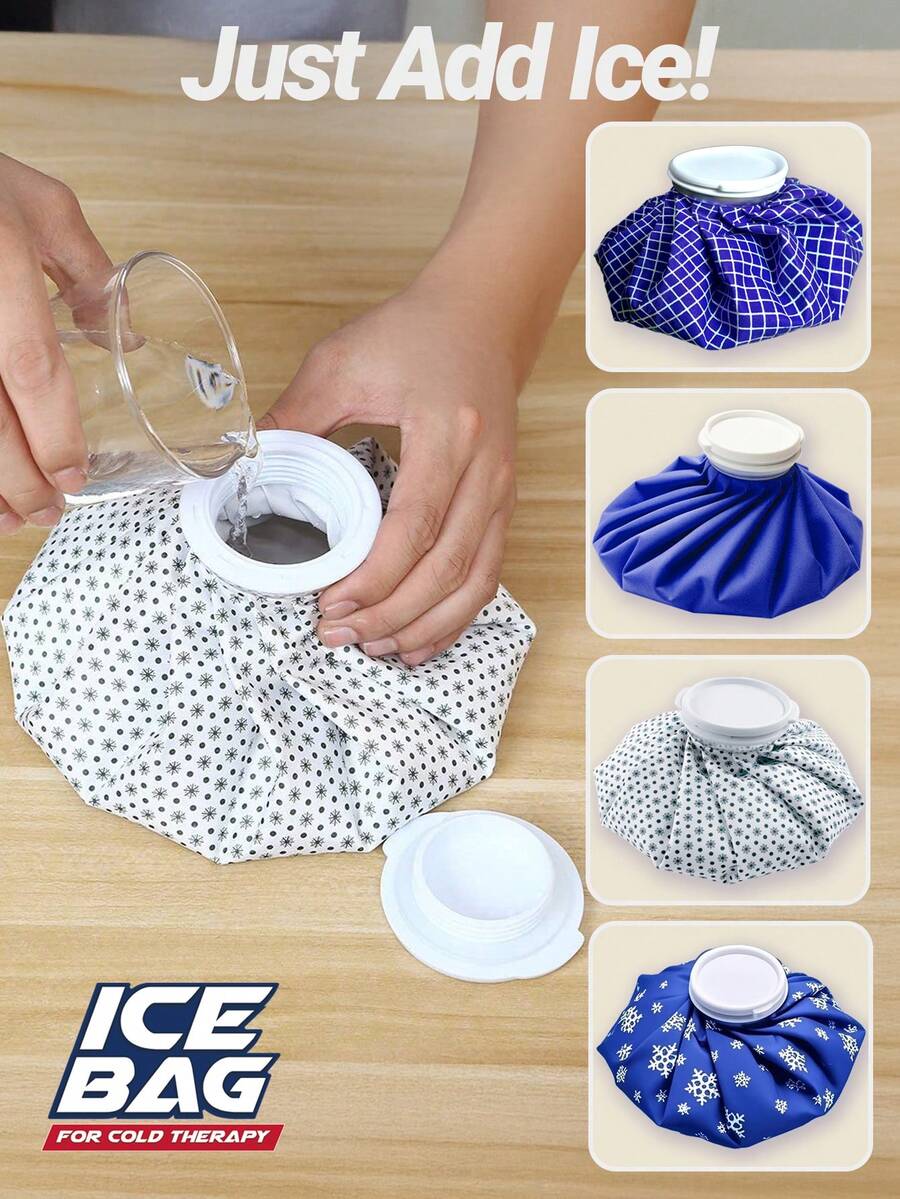 1/2 Pcs Reusable Ice & Hot Water Pack - 9" No-Leak Cold/Hot Bag With Cover, Elastic Breathable,Helps Improve Quality Of Living And Maintain The Optimal Temperature In Summer,Father's Day Gift, Mother's Day Gift,Gifts For Friends, Boyfriends, Girlfriends, Family, Teachers, Colleagues, Halloween Gift, Christmas Gift