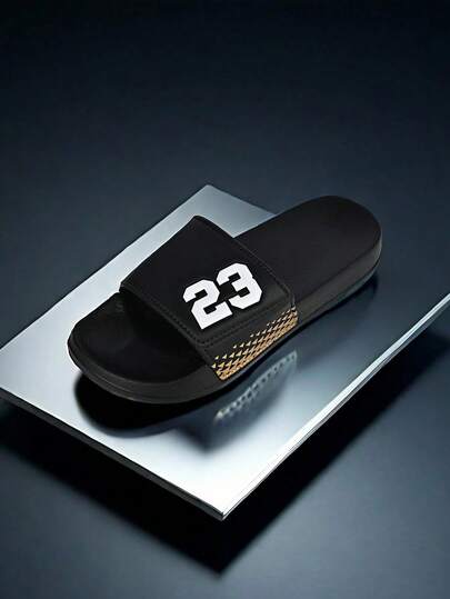 Men's Sports Slippers, Thick EVA Sole, Lightweight Casual Indoor/Outdoor Sandals, Suitable For Summer Outdoor, Beach And Leisure