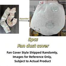 1pc Electric Fan Dust Cover, Household Upright Floor Fan Universal Dust-Proof Protective Cover, Modern Design, User-Friendly, Year-Round Dust Protection, Pleated Design, Suitable For Home And Office, Compatible With Floor Fans, Ceiling Fans And Washable Electric Fans, Dust Cover For Fans, All-Season Dust Protection, Essential For Home And Office, Easy To Use, Universal Model - Multicolor - View 12