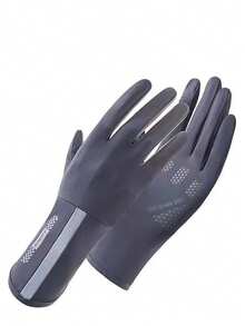 1 par de guantes de ciclismo de verano unisex - Guantes semicirculares de longitud media con dos dedos - Ver 11