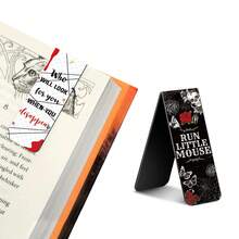 5个神秘主题磁性书签 - 暗黑骷髅设计书页夹，办公用品及阅读必备 - 多色 - 查看 2