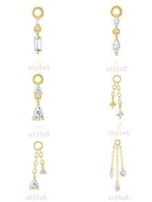 1件套925纯银几何立方氧化锆吊坠耳环套装，低过敏性纯银材质，适合女性日常、约会、度假、婚礼、派对、节日等场合佩戴，是理想的礼物之选。 - 金色 - 查看 1