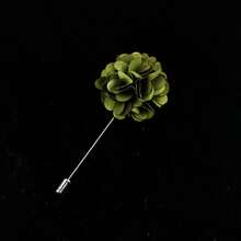 ZLQ&GOU Bộ 3 món bằng vải jacquard polyester màu xanh lá cây (bao gồm cà vạt, khăn tay và ghim cài ve áo), thích hợp cho các bữa tiệc và sự kiện. - màu xanh lá - Xem 6