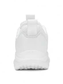 儿童透气网面运动鞋，男女童轻便休闲鞋，带魔术贴，软底厚底运动鞋 - 白色 - 查看 6