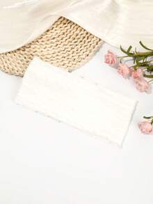 1pc Fashion Spring/Summer Elastic Knit Lace Ruffle Headband, Suitable For Daily Wear - Multicolor - View 5