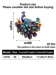 1件金属彩色孔雀壁挂装饰 - 彩色2D孔雀设计，适用于家居装饰、花园装饰、庭院装饰、派对装饰、节日装饰、办公室装饰、门廊装饰、婚礼装饰、咖啡馆装饰、酒吧装饰、酒店装饰、户外围栏装饰，是节日派对场合的完美选择，也是馈赠亲朋好友的理想礼物。 - 孔雀 - 查看 11