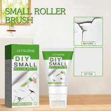 White Wall Repair Paint Roller, Graffiti Cover Wall Mold Stain Renovation Crack Filler Paint - A - View 4