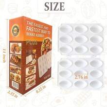 1pc Manual Meatball Maker Mold, DIY Meat Roll Maker Mold Detachable, Meat Grinder Cake Dessert Mold Kitchen Accessory, Home Pressing Tool - White - View 8