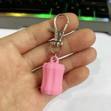 Portable Tube Cap Keychain Holder, Silicone Tube Cover With Metal Clip, Travel Lip Balm Holder Keychain, Reusable Cosmetic Tube Cap Protector, Mini Pocket Carry Holder For Bags, Keys, Travel Accessories, Cute Organizer Gift - Multicolor - View 18
