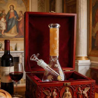 This 11" B.Ong Is The Opposite Of An Impulse Buy. This Is A Calculated Water Pipe, Life-Enhancing Acquisition With 14mm Pipe And Bowl.