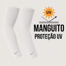 UV Cuff Kit + Balaclava Cap UV 50+ Sun Protection - 白色套件 - 查看 2