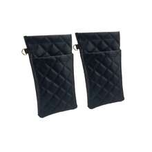 防水双层PU皮革时尚眼镜盒 - 按扣闭合，加固缝线，小巧眼镜袋（新款） - 彩色 - 查看 19