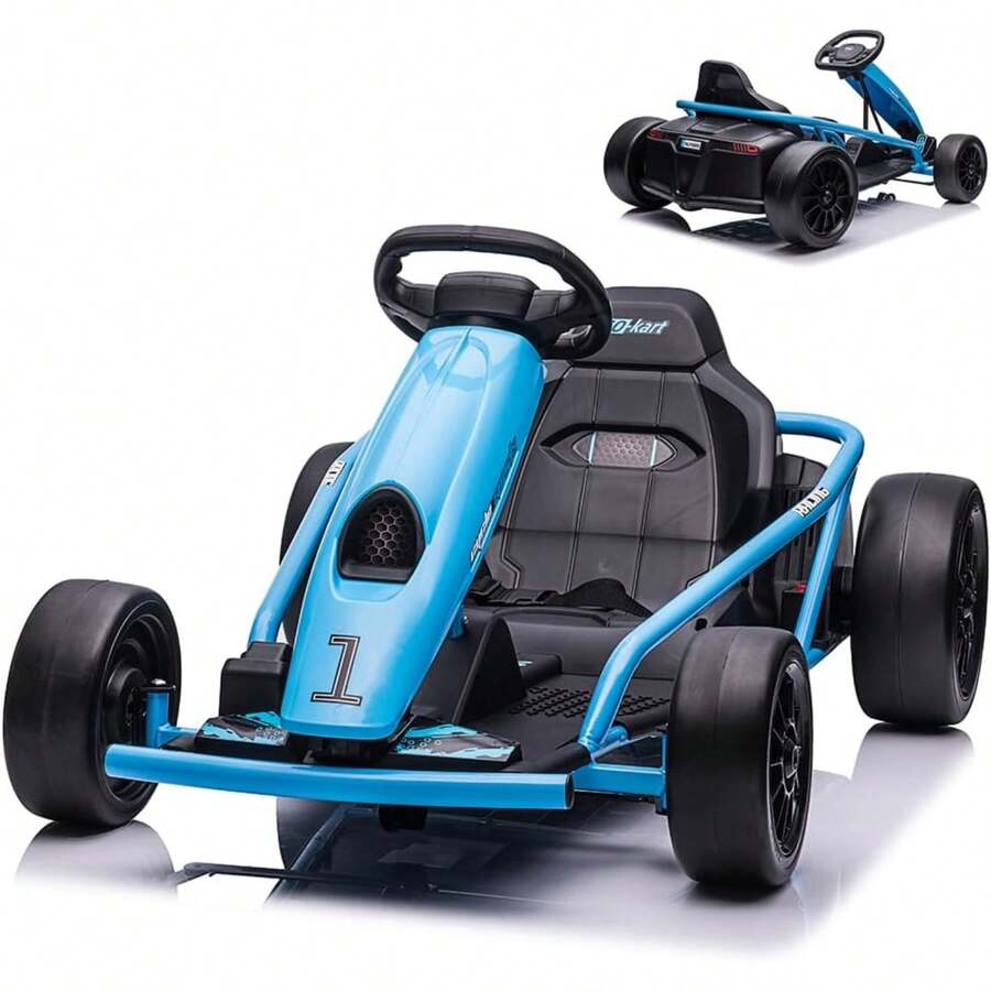 Kids Electric Vehicles - Blue - View 1