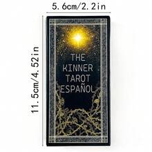 专业西班牙语塔罗牌套装，饰以金色点缀，便于准确解读和学习 - 彩色 - 查看 6