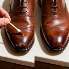 Brown Leather Repair Cream - Restores Scratches And Fading - White - View 7