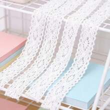 White Lace Trim Ribbon 2.8cm Wide, Knitted Crochet Lace For Sewing, Clothing Edge Decoration, Wedding Party Craft DIY Accessories - CM11-2.8CM - View 7