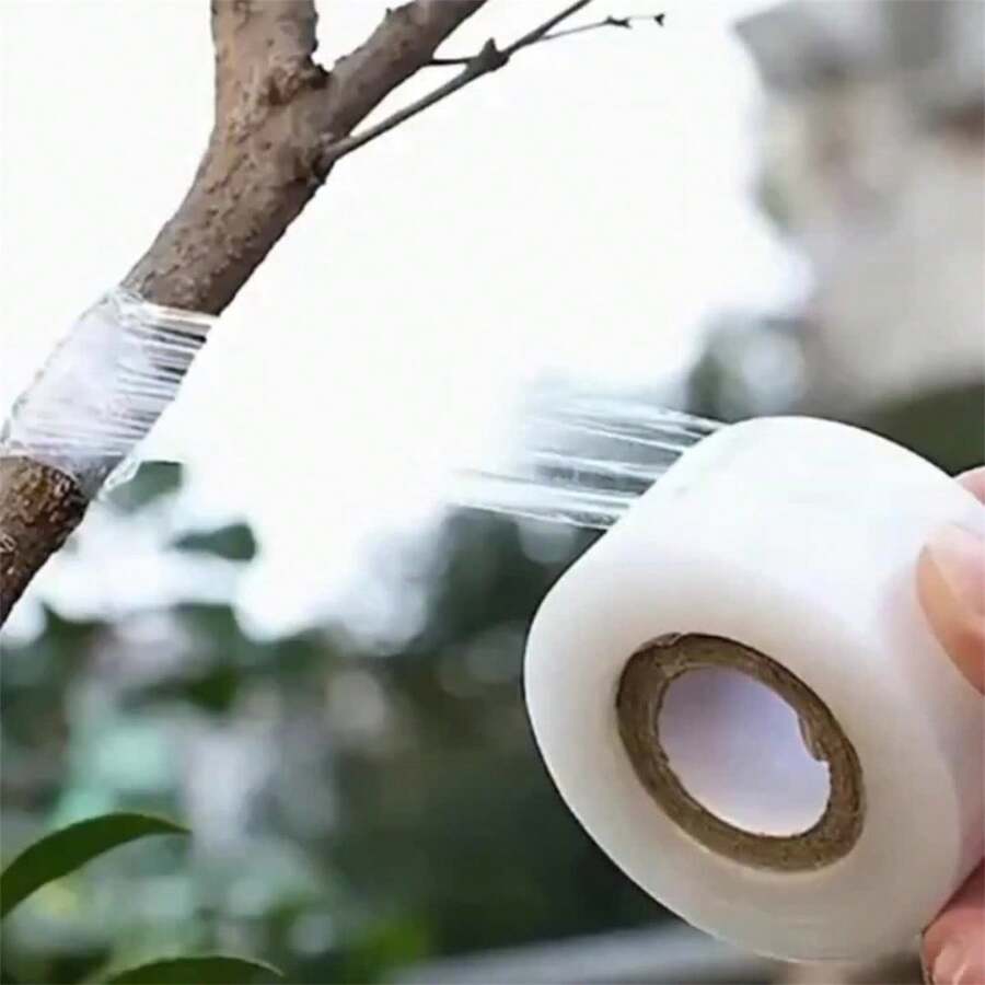 1卷透明自粘园艺胶带 - 多用途植物移植和伤口护理胶带，园艺爱好者，园艺捆扎绳 > 缠绕绳