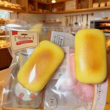 1个PU材质慢回弹椭圆形麻糬捏捏乐玩具 - 柔软慢回弹，减压捏捏乐，玩具，旅行玩具，课堂玩具，迷你小物，洗澡玩具，圣诞文具，生日礼物，完美礼物 - 彩色 - 查看 6