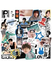 Bộ sticker KPOP thần tượng JK V Rose LNGSHOT COR/TIS 50pcs 40pcs 73pcs, Thẻ album, Sticker ghép hình, Sticker chống nước, Sticker trang trí, Hàng hóa người nổi tiếng, Sticker sổ tay, Sticker ốp điện thoại, Sticker fandom nổi tiếng, Sticker sưu tầm, Sticker chúc phúc mới, Bộ sưu tập sticker trưng bày, Hàng hóa âm nhạc, Sticker trang trí hộp - Nhiều màu - Xem 13