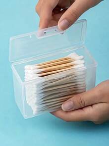 6/5/4/3/2/1pcs Portable Transparent Small Item Storage Box, Medicine Box, Travel Organizer, Bathroom Organizer, Cotton Swab Box, Toothpick Organizer, Dust-Proof Storage Box, Transparent Plastic Container Wholesale - Multicolor - View 5