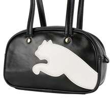 Túi đeo vai nữ, Túi cầm tay mini PUMA, Túi tote đeo vai du lịch ngoài trời hàng ngày, 092846-03 - Đen-Trắng ấm - Xem 3