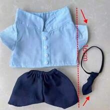 Campus Couple Jacket, Suitable For 20cm Figurine, Available In Male And Female Versions, Sold Separately Without Dolls - Blue - View 4