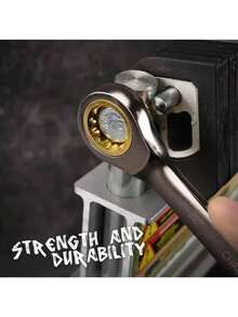 [1pc Flex-Head Wrench Set] 12pcs Metric Flex-Head Ratcheting Combination Wrench Set, 8mm To 19mm 72-Tooth Ratchet, High Quality Steel, Paired With Handheld Wrench Holder, Nice Gifts - Random Color - View 4