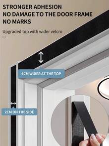 1件装现代磁性蚊帐,超大玻璃纤维纱网,透气防蚊帘,适用于家庭、卧室、厨房、客厅、餐厅、阳台、窗户,经久耐用且防刮擦,可手洗,无需用电 - 淺灰色 - 查看 8