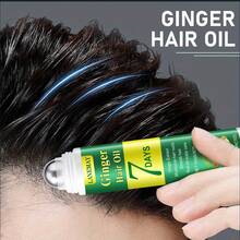 1瓶7天生姜护发油，强健头皮精华，滋养、舒缓、修护、控油丰盈，去除头皮屑，修护分叉/受损发质，防止断裂，即刻抚平毛躁，令细软发质更显丰盈、健康、亮泽，适用于干枯、毛躁、烫染、热损伤、易脱落发质，强韧秀发。 - 正裝 - 查看 4