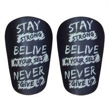 【专业护腿板】轻便专业足球训练护腿板，1 双 | 减震缓冲防护装备 - 蓝色 PBT 材质，可手洗/干洗 - 黑色 - 查看 7